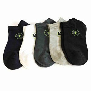 5-Pack Men's No-Show Socks. Patterned