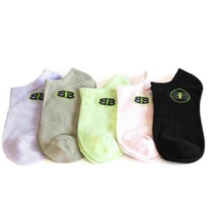 5-Pack Women's Bamboo No-Show Socks