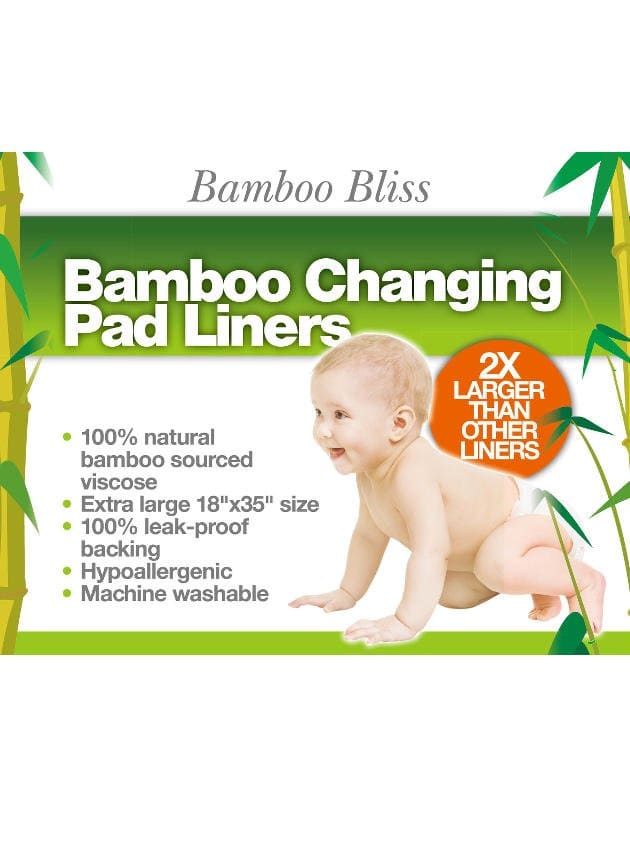Bamboo Changing Pad Liners - 3 Pack