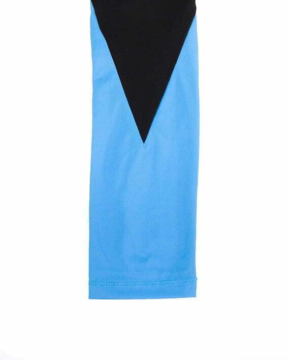 Black and Blue Bamboo Leggings