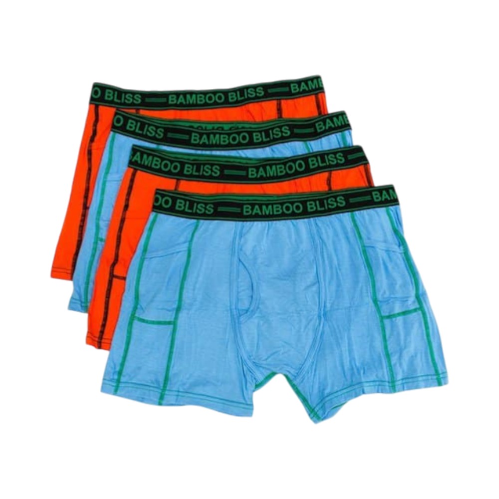 4-Pack Men’s Bamboo Pocket Boxer Briefs