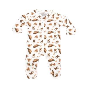 Bamboo Long Sleeve Bodysuit with Feet