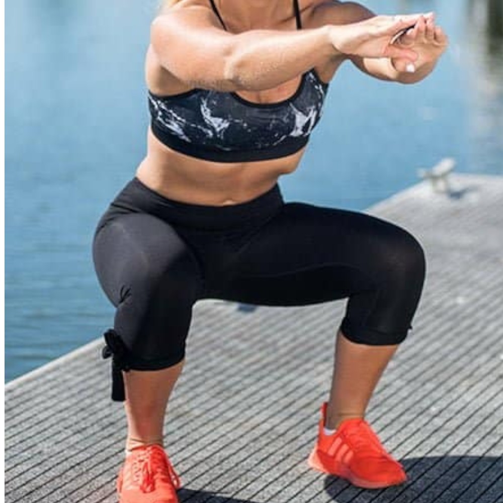 Women’s Capri Bamboo Leggings – Ballerina